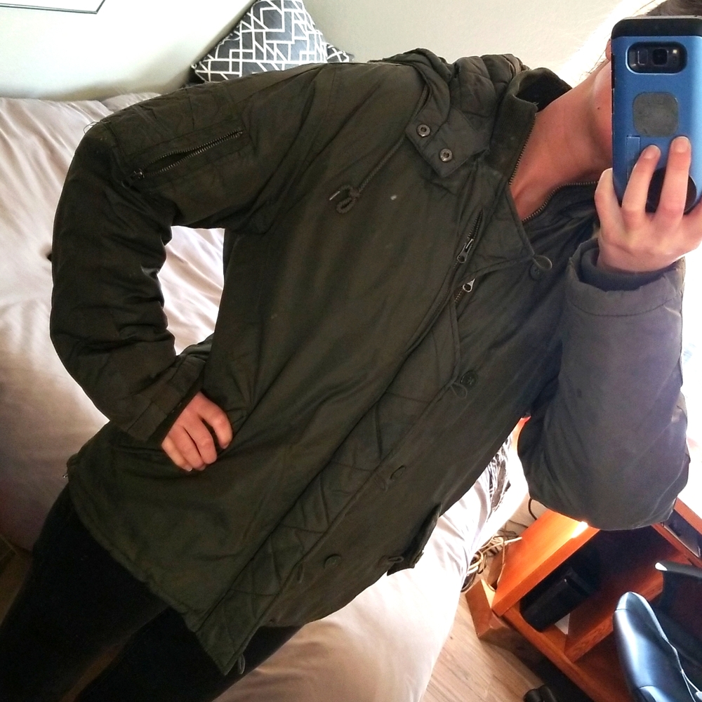 Puffy insulated jacket